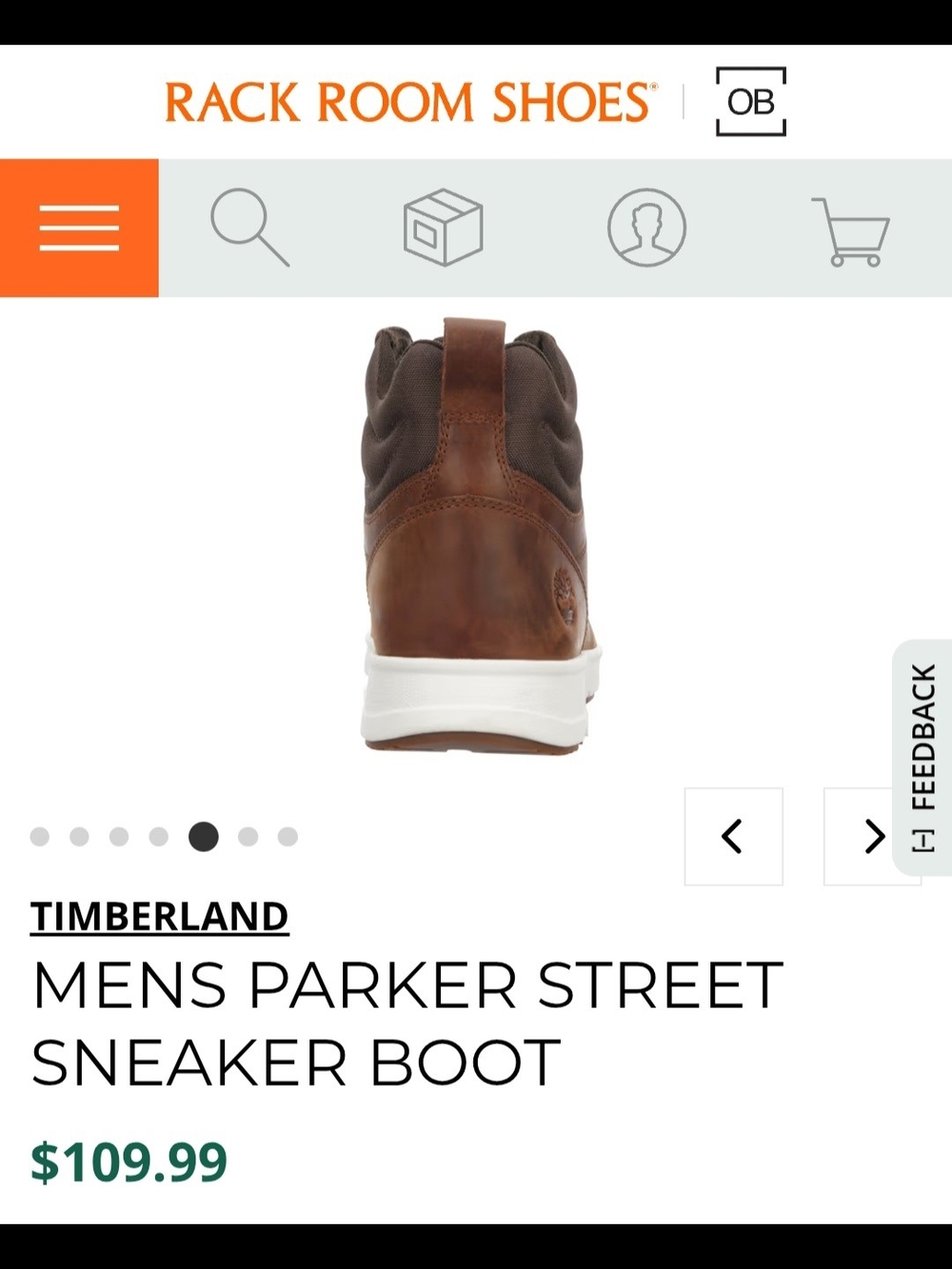 Timberland Brown Leather Chukka Boots Sneaker Hybrid Men's Sz 8.5 & 9 - Picture 10 of 11